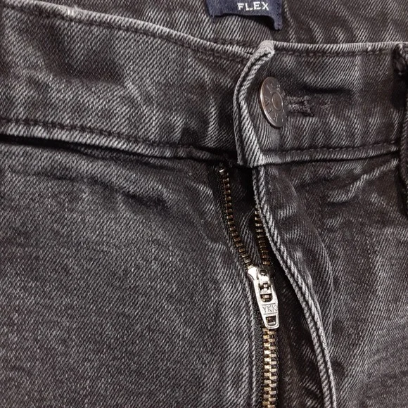 J.Crew Mens Flex Jeans Sz.34x30/Faded Black/Straight/Spandex Blend/Denim - Picture 3 of 12